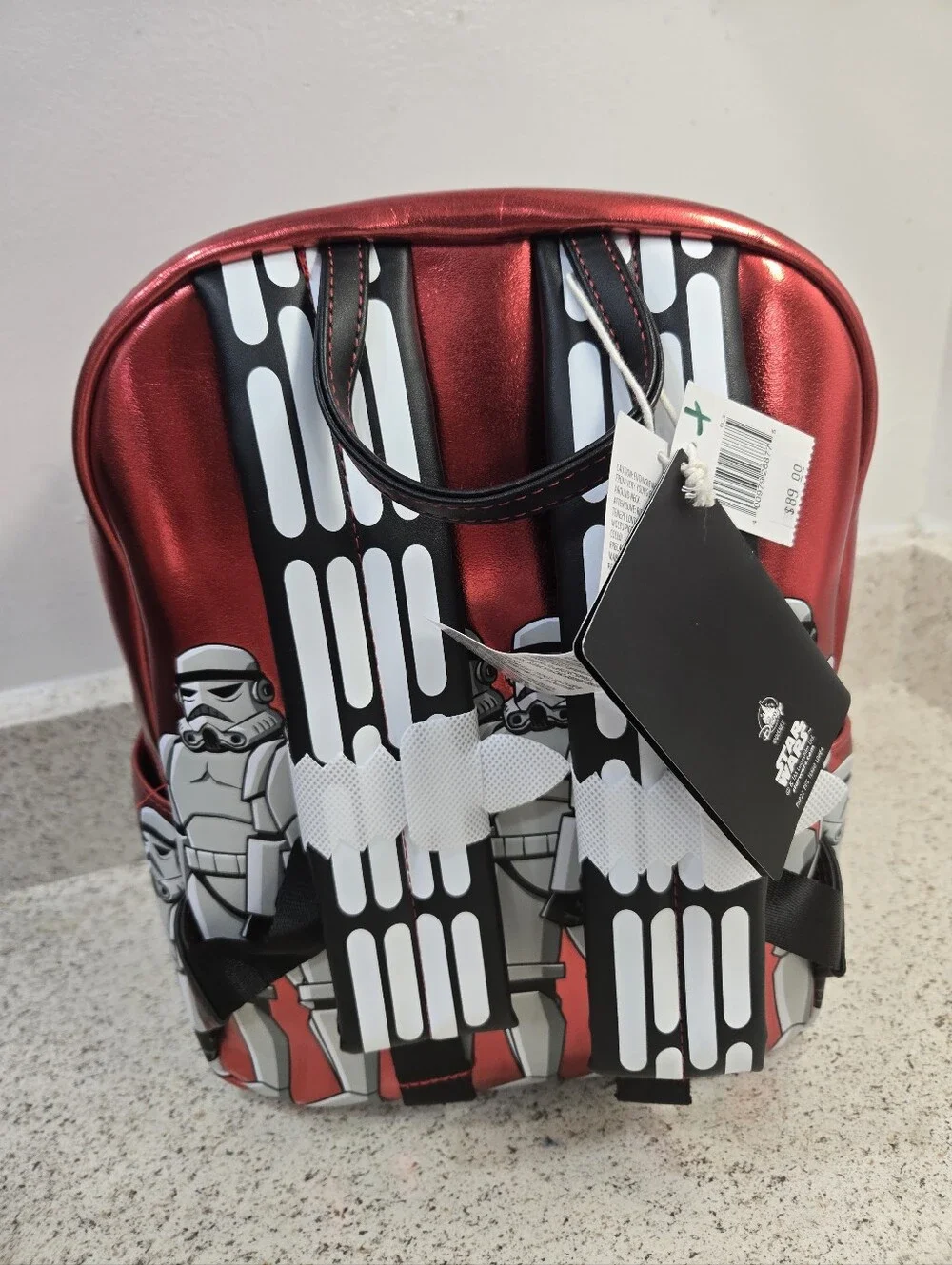 NEW 13 in.  Loungefly Disney Parks Star Wars: Dark Side backpack